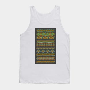 Set of geometric seamless patterns Tank Top